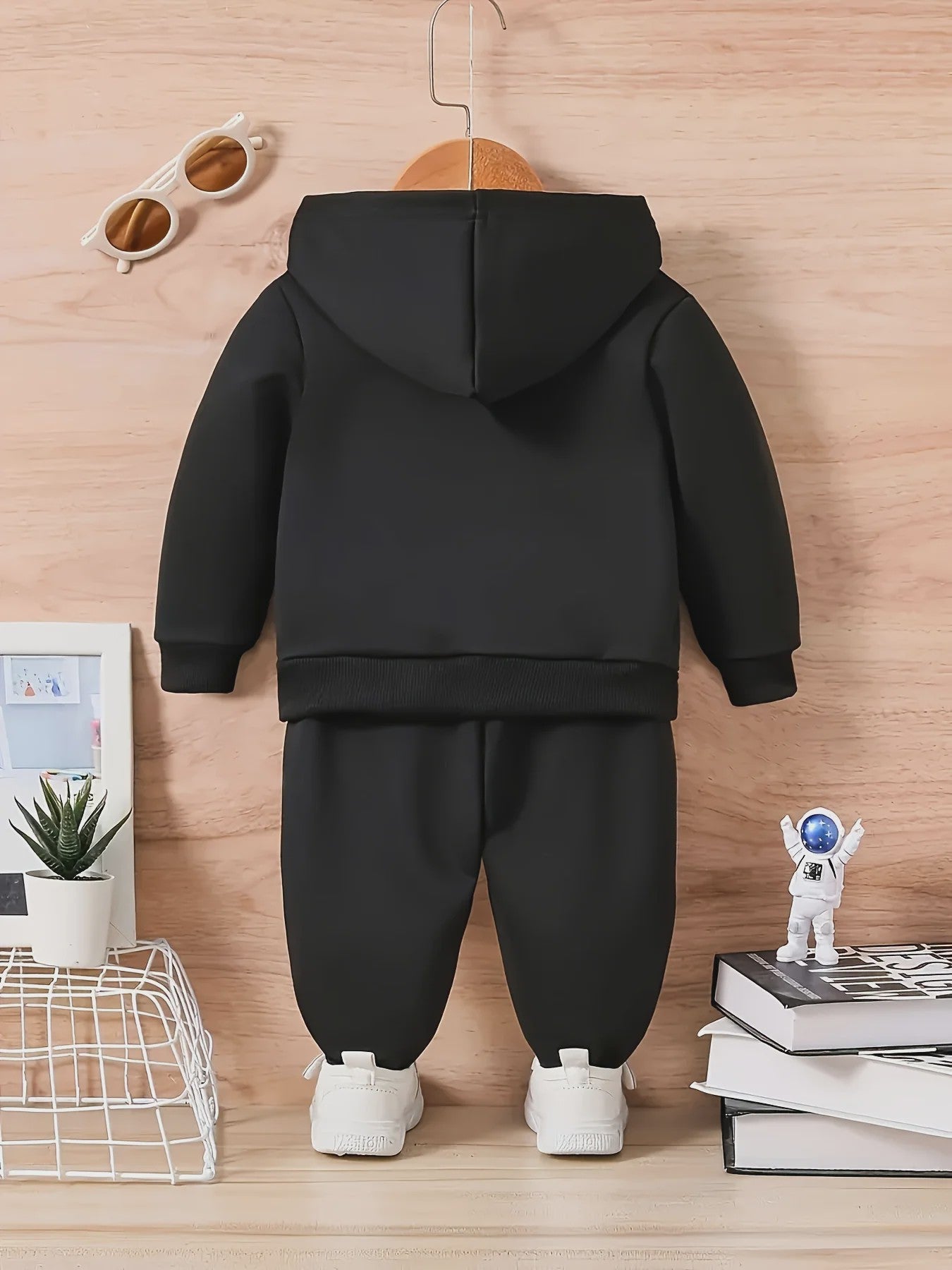 Baby Meisjes Fleece Trainingspak met Luipaard Hart - Herfst/Winter