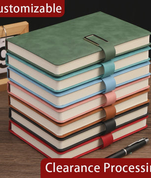 Luxe Vintage A5 Leren Notitieboek met Gepersonaliseerde Kaft - Perfect voor Werk & Studie