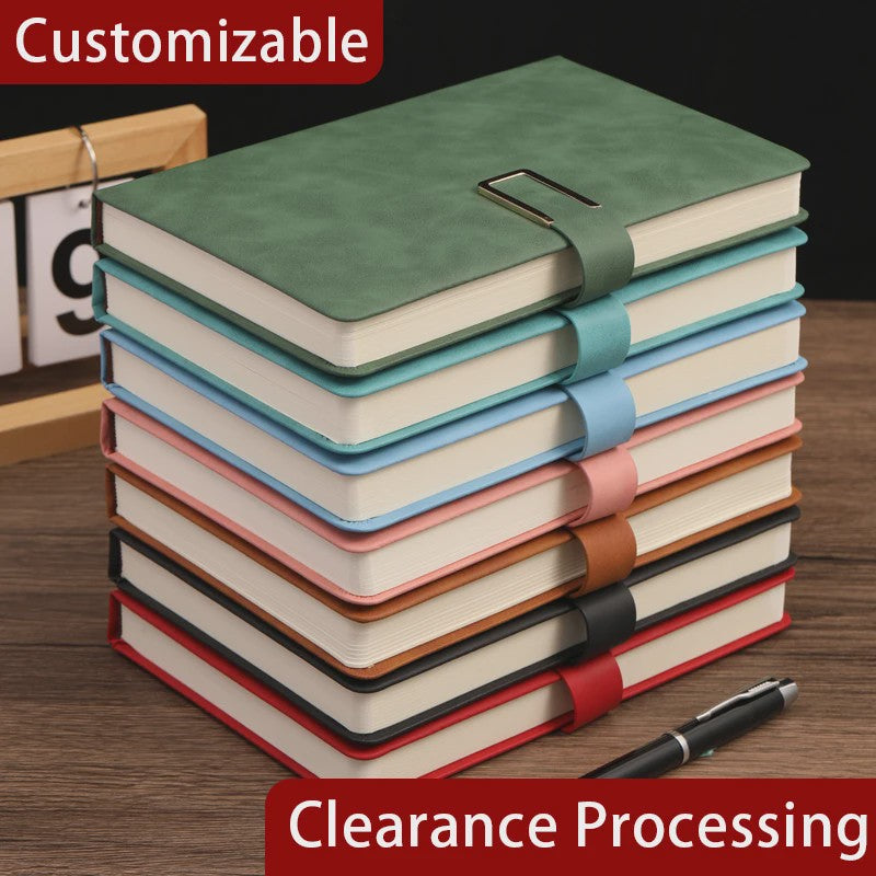 Luxe Vintage A5 Leren Notitieboek met Gepersonaliseerde Kaft - Perfect voor Werk & Studie