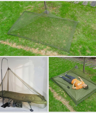 Outdoor Muggennet Insectenwerende Tent - Camping Solo Mesh - Lichtgewicht & Compact