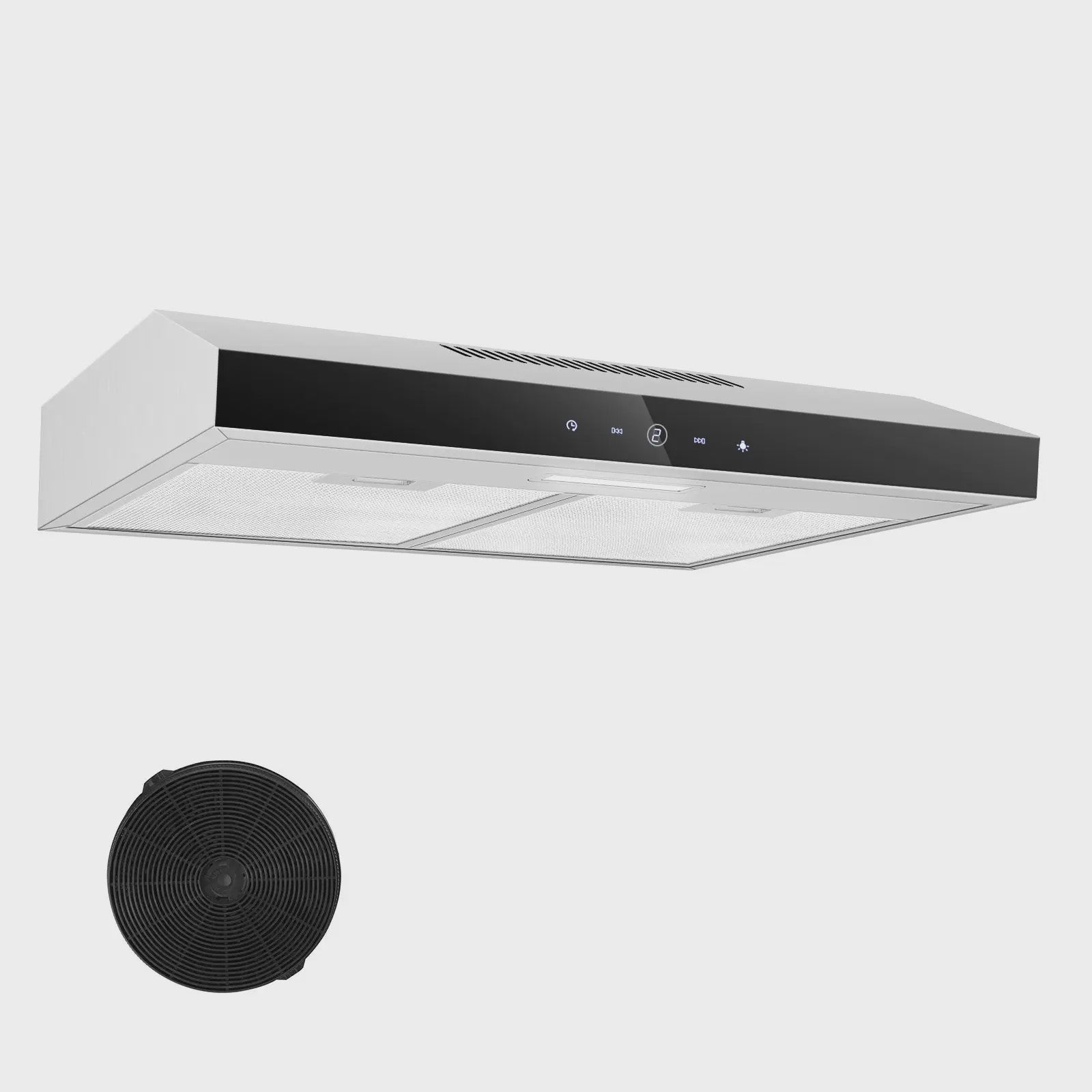 TopStrong 60cm Onderbouw Afzuigkap met LED Verlichting - Recirculatie