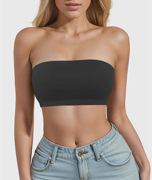 Naadloze Strapless Bandeau Top BH met Siliconen Anti-slip Strip - Comfortabele Lingerie voor Off-shoulder Outfits