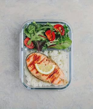 Glazen Lunchbox met 2/3 Compartimenten en Lekvrij Deksel - Herbruikbaar