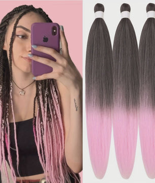 Pre-stretched Braiding Hair 26 Inch - Synthetische Haarverlengingen voor Crochet Braids