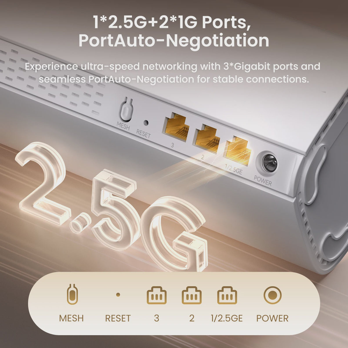 Tenda BE5100 Wi-Fi 7 Mesh Systeem - Supersnel Internet met 2.5G Poort & Uitgebreide Dekking