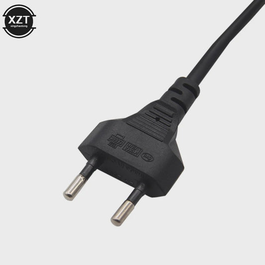 0.6M EU Stroomkabel met C7 Connector (Figure-of-Eight) - Voeding voor Laptop, Desktop, Radio, Xbox