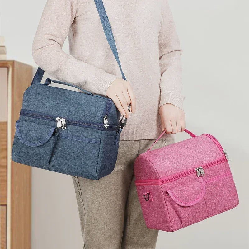 Herbruikbare Geïsoleerde Lunchtas - Thermisch, Waterdicht & 8L Capaciteit voor Mannen en Vrouwen
