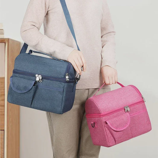 Herbruikbare Geïsoleerde Lunchtas - Thermisch, Waterdicht & 8L Capaciteit voor Mannen en Vrouwen
