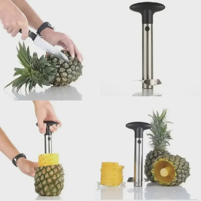 Roestvrijstalen Ananas Schillen en Snijden - Makkelijk Keuken Gadget