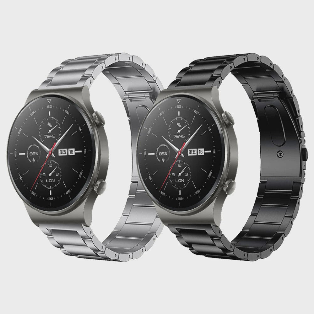 RVS Horlogeband Vervanging voor Huawei Watch GT 2/3 Pro, Watch 4 - 20/22mm