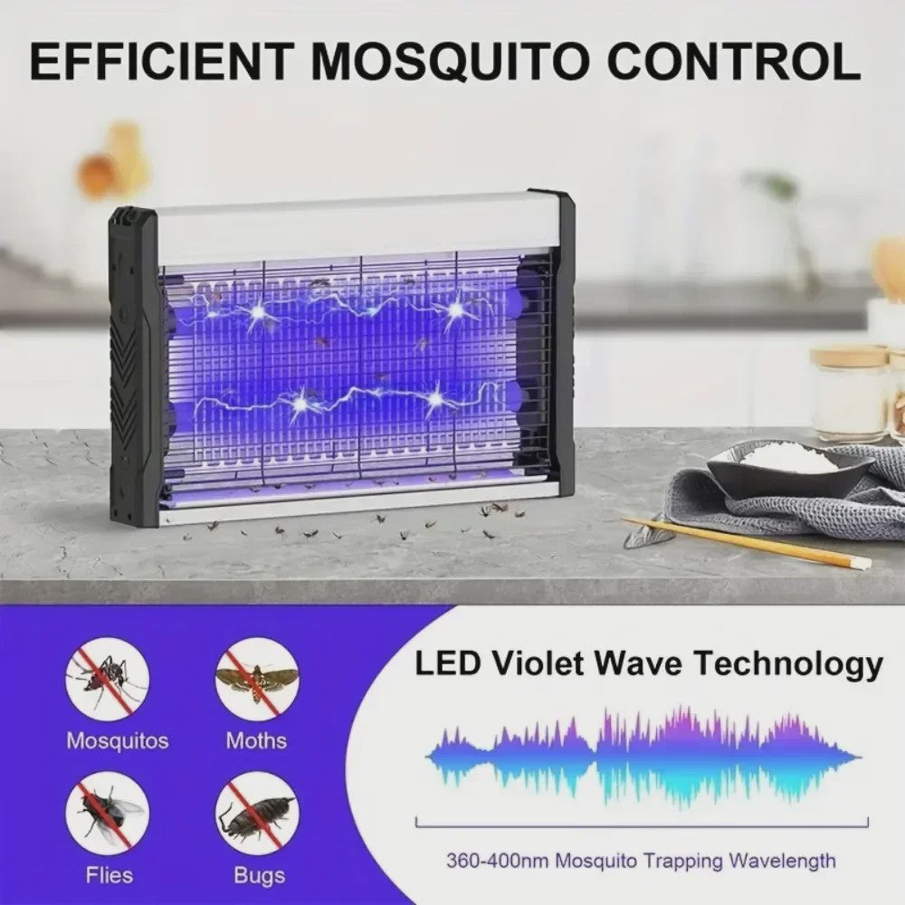 Elektrische Insectenlamp - Muggenlamp, Vliegenvanger & Insectenverdelger voor Binnen en Buiten