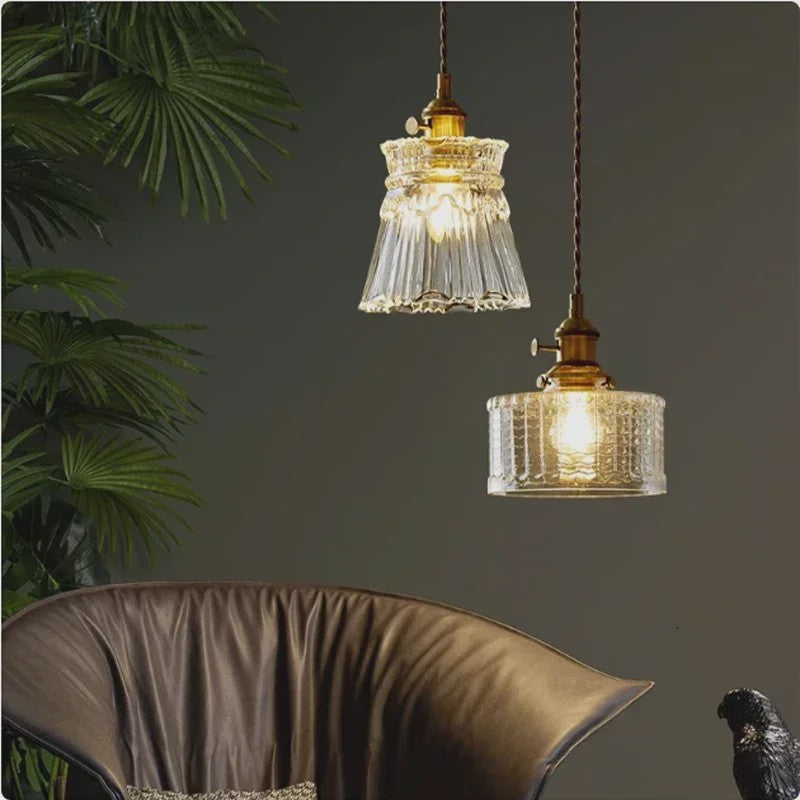 Moderne Glazen Hanglamp - Sfeervolle Verlichting voor Keuken, Eetkamer & Slaapkamer