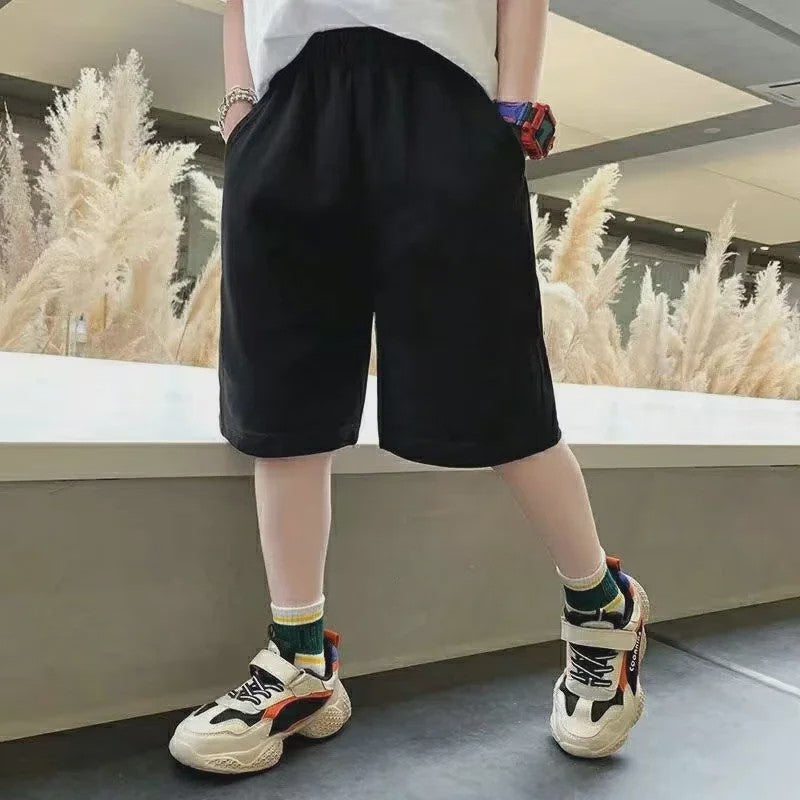 Comfortabele Kinder Shorts Jongens - Katoen, Elastische Taille, Knie lengte (3-14 jaar)