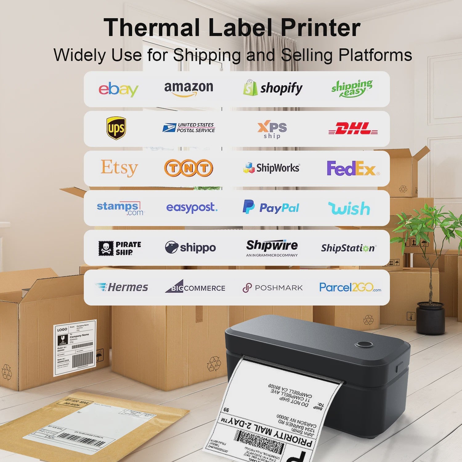 Marklife X4 Thermische Labelprinter - Draagbaar, Bluetooth & Automatische Herkenning