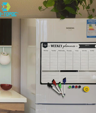 Flexibel Magnetisch Weekplanner Whiteboard A3 - Ideaal voor Koelkast & Kantoor