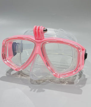 Professionele Duikset: Duikbril met GoPro Mount & All-Dry Snorkel voor Scuba Diving