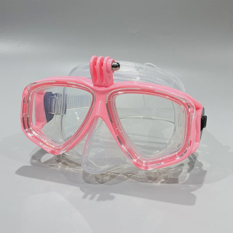 Professionele Duikset: Duikbril met GoPro Mount & All-Dry Snorkel voor Scuba Diving