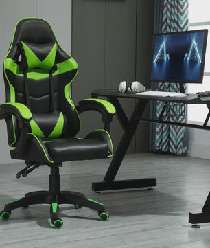 Ergonomische Gaming Stoel met Kantelfunctie - Kunstleer - Bureau & Home Office