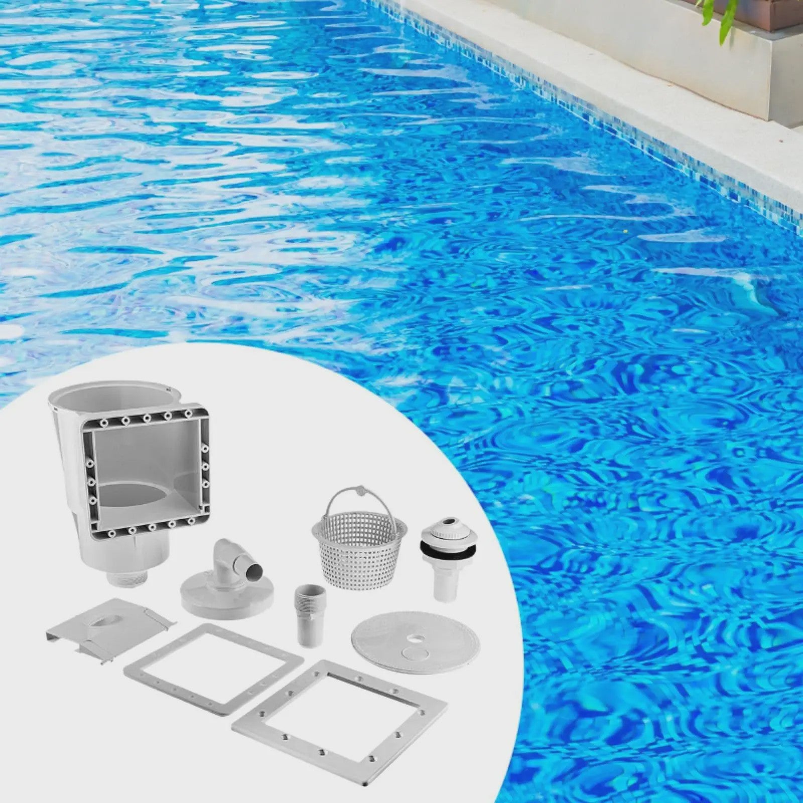Zwembad Skimmer Set - Complete Reinigingskit voor Zwembaden