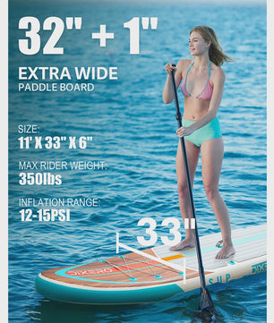 Myboat DIXERO Opblaasbaar Paddleboard 11'' - Complete Set met Kajak Accessoires