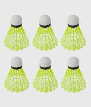 Nylon Badmintonshuttles - Set van 12 - Duurzaam & Stabiel voor Training