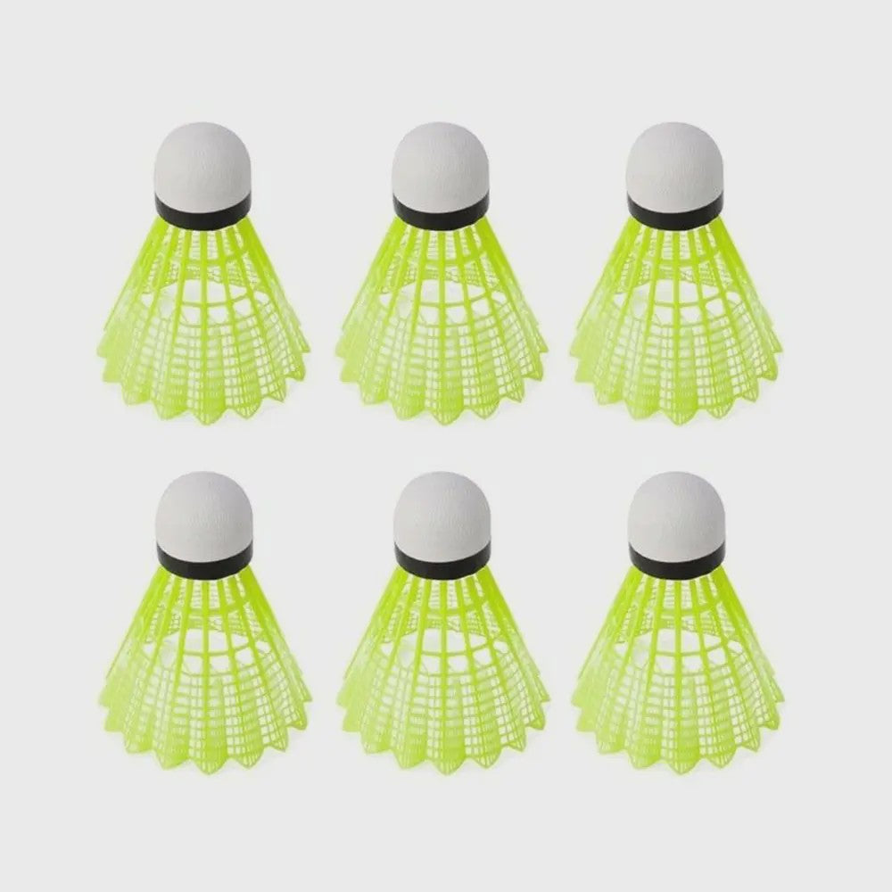 Nylon Badmintonshuttles - Set van 12 - Duurzaam & Stabiel voor Training