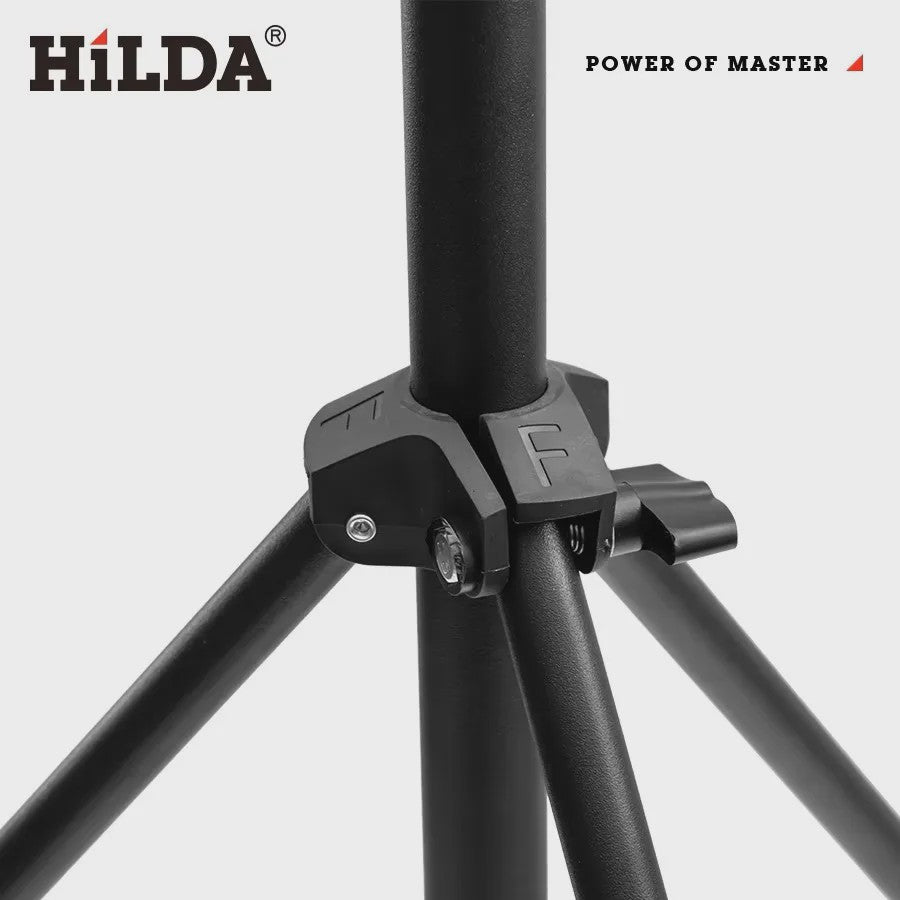 HILDA 3 Meter Laser Waterpas Statief - Verstelbaar Hoogte Metaal Fotografie Statief met 1/4 Inch Schroef