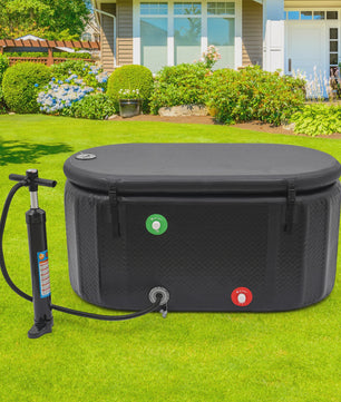 Draagbaar Opblaasbaar Ijsbad 132cm - Koude Duikbad voor Herstel & Fitness