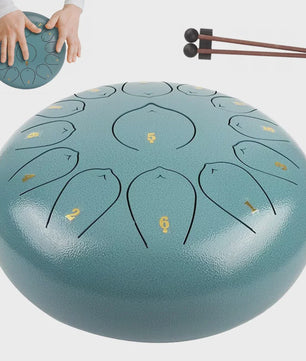 Professionele Steel Tongue Drum 13 Noten - Muziekinstrument voor Ontspanning en Yoga