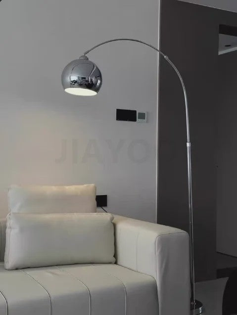 Nordic Luxe Boog Plafondlamp - Verstelbare LED Vloerlamp voor Woonkamer & Bedside