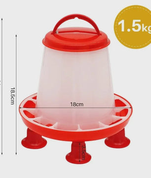 Automatische Kippen Drinkbak & Voerbak 1.5L & 3L - Hoogwaardig & Praktisch