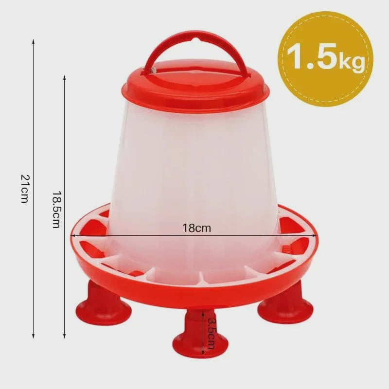 Automatische Kippen Drinkbak & Voerbak 1.5L & 3L - Hoogwaardig & Praktisch