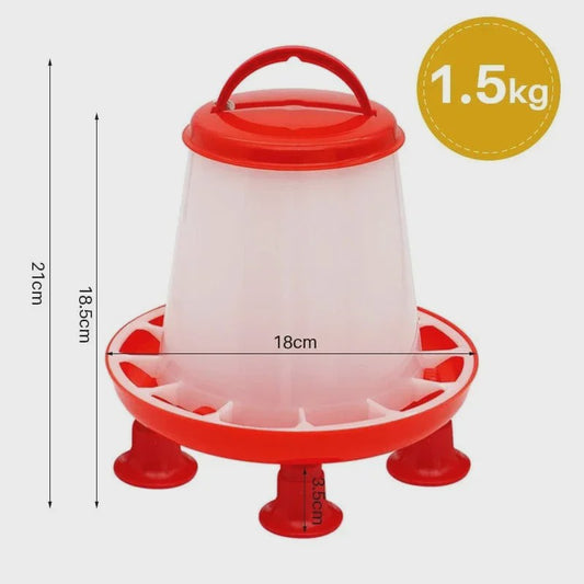 Automatische Kippen Drinkbak & Voerbak 1.5L & 3L - Hoogwaardig & Praktisch