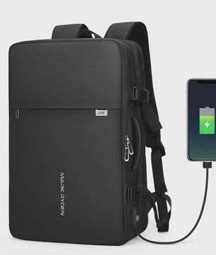 Mark Ryden 17 Inch Laptop Rugzak met USB Opladen - Ruim, Anti-diefstal & Zakelijk