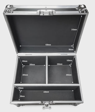 Robuuste Flightcase met Wielen voor 2 Special Effect Machines - Schokbestendig