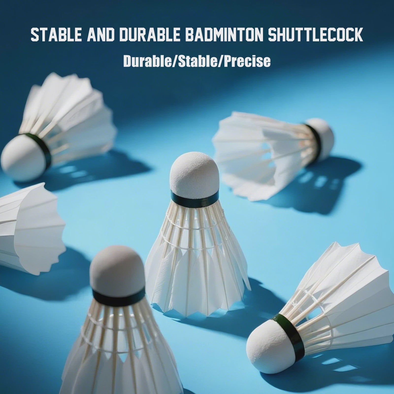ALP Ghostfire X Badminton Shuttles - 12 Stuks Witte Ganzenveer - Snelheid 77/76