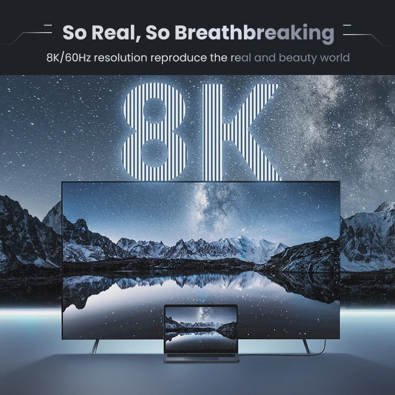 UGREEN 8K HDMI 2.1 Kabel - 48Gbps, eARC, Dolby Vision, 8K@60Hz