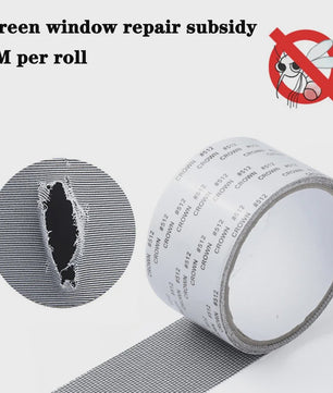 Raamhor Reparatie Tape - Zelfklevend, Waterdicht & Anti-Mug - Snel en Eenvoudig Ramen en Horren Herstellen