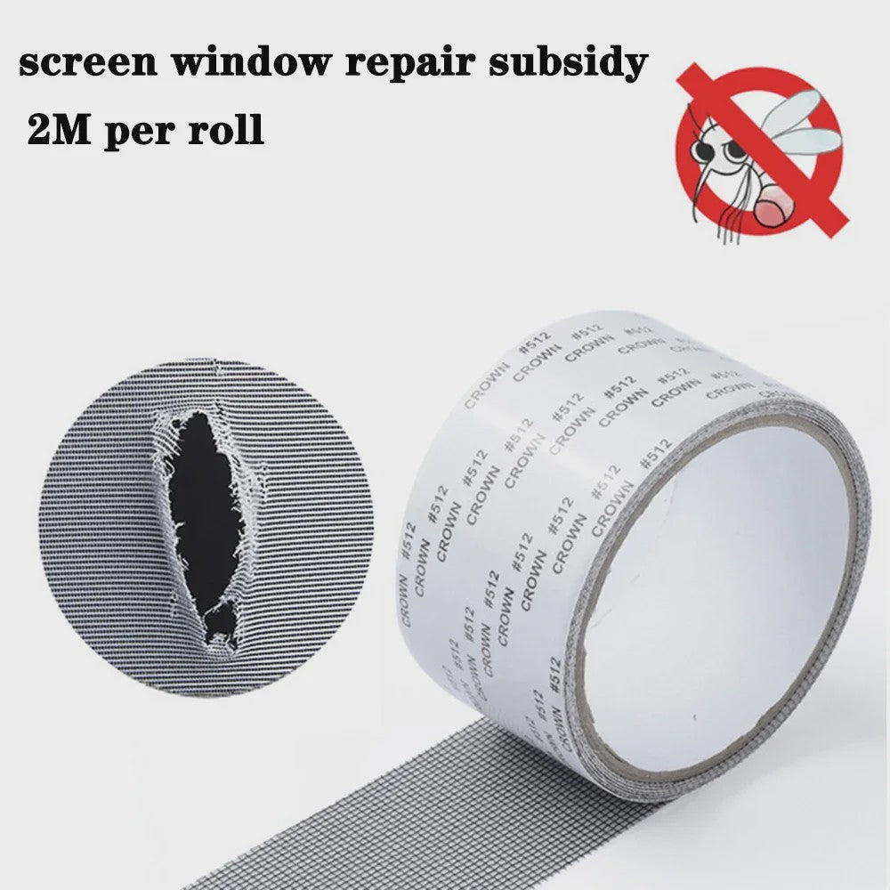Raamhor Reparatie Tape - Zelfklevend, Waterdicht & Anti-Mug - Snel en Eenvoudig Ramen en Horren Herstellen