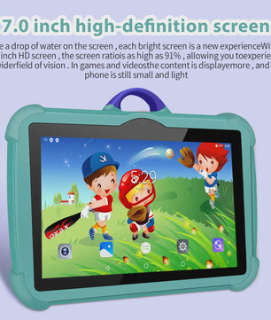 7 Inch Kinder Tablet PC - Android 13, 4GB RAM, 64GB ROM, Educatief & Leerzaam