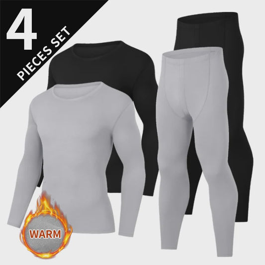 Heren Thermisch Ondergoed Set - Comfortabel & Warm voor Herfst/Winter