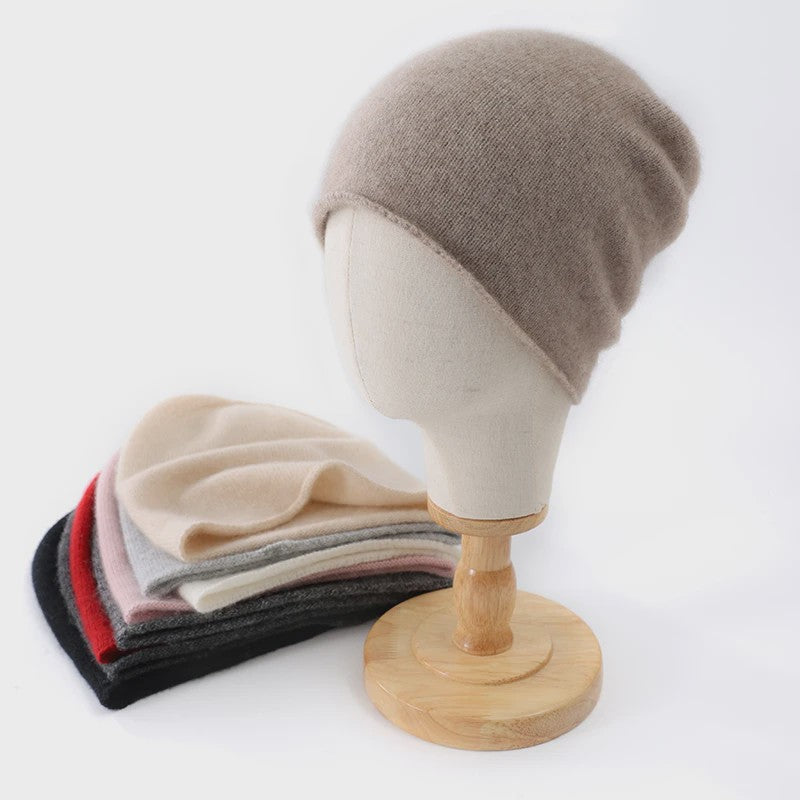 Unisex 100% Kasjmier Muts - Warm & Stijlvol voor Winter & Outdoor