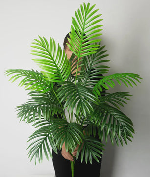 Grote Kunstpalmboom 90-120cm - Tropische Nep Plant voor Huis & Tuin Decoratie