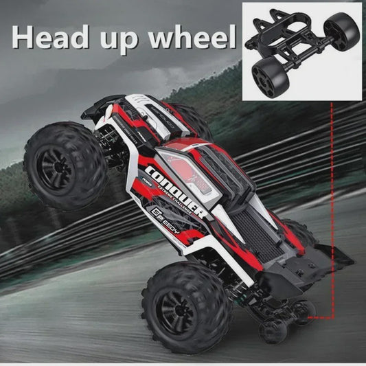 WLtoys 16102 1:16 RC Monster Truck - 50KM/H High Speed 4WD Off-Road Auto met LED