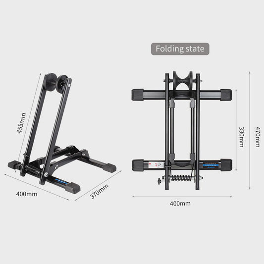Robuuste Fiets Parkeerstandaard - Opvouwbaar & Universeel voor Racefiets & MTB