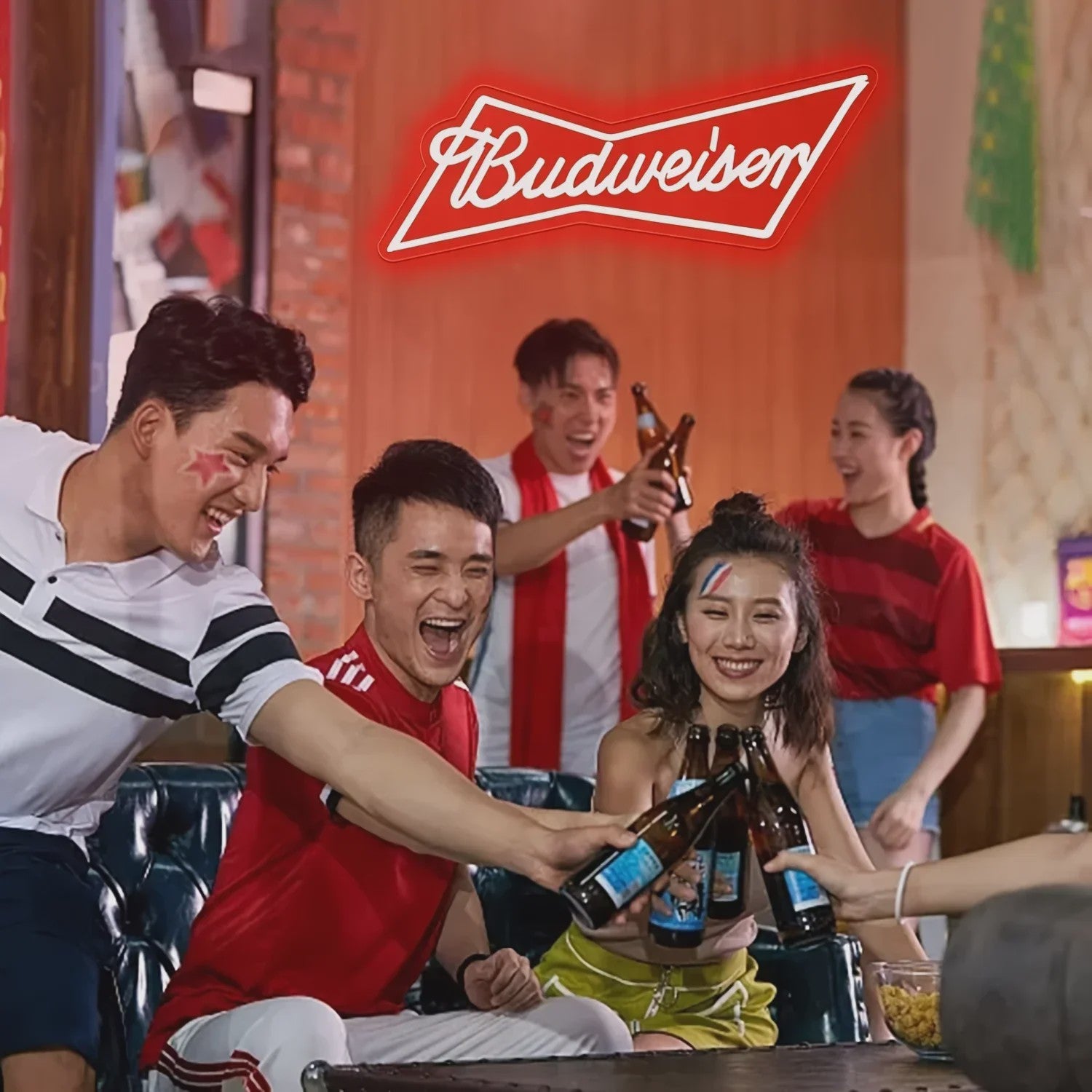 Budweiser Neon LED Lichtreclame - Bar Decoratie & Man Cave Verlichting