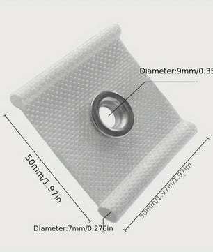 12x Heavy-Duty Nylon RV Luifel Haken - Universeel voor Gordijnen, Waslijnen & Tenten (5/6mm-7/8mm Buisgaten)