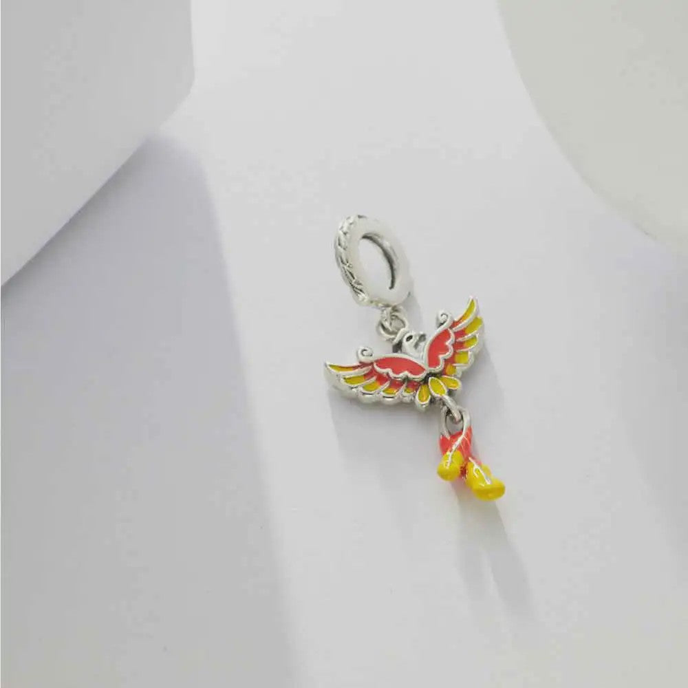 Phoenix Bedel 925 Sterling Zilver - Charm voor Dames Armbanden - Uniek Cadeau
