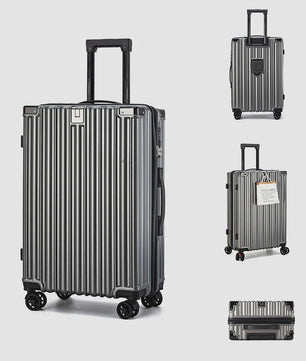 Robuuste 28-inch Trolley Koffer met Wachtwoordslot en 360° Wielen - Ideaal voor Studenten