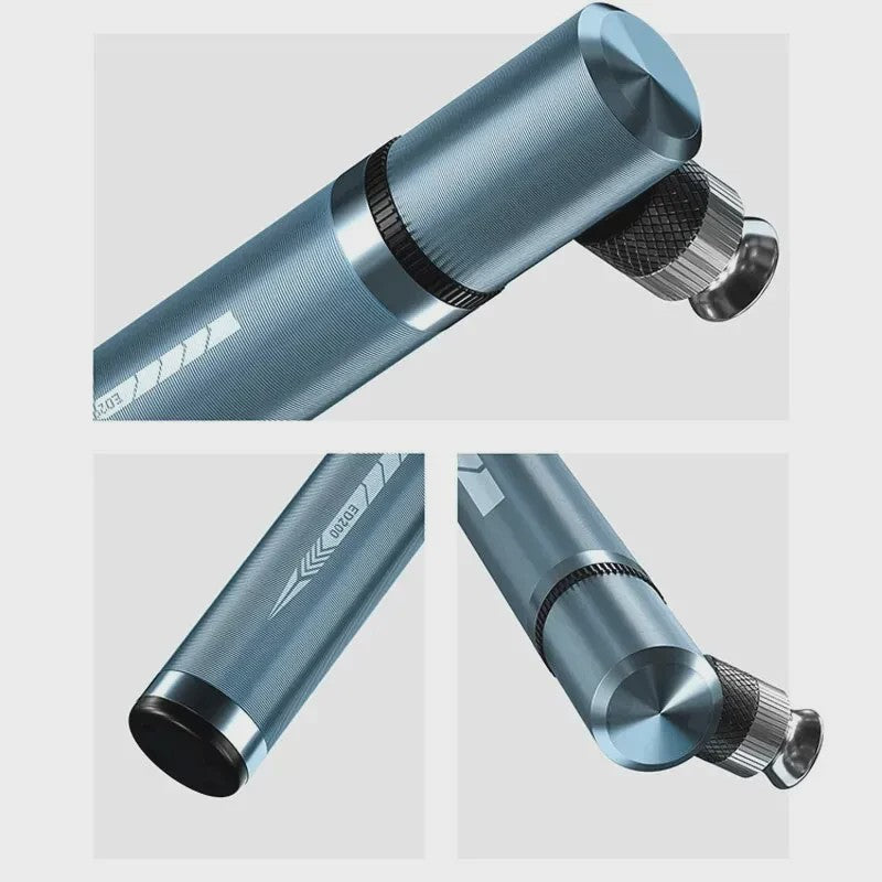 ENLEE Mini Draagbare Fietspomp - Universele Ventielen, Hoge Druk (130 PSI) & Lichtgewicht